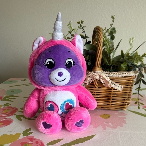 Care Bear Share Bear Purple Plush Snuggle Pink Hoodie
Unicorn Stuffed Animal - Picture 1 of 9